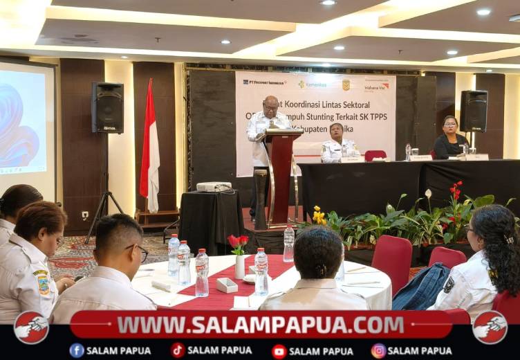 Tekan Stunting, Wabup Mimika Perkuat Kolaborasi Lintas Sektor