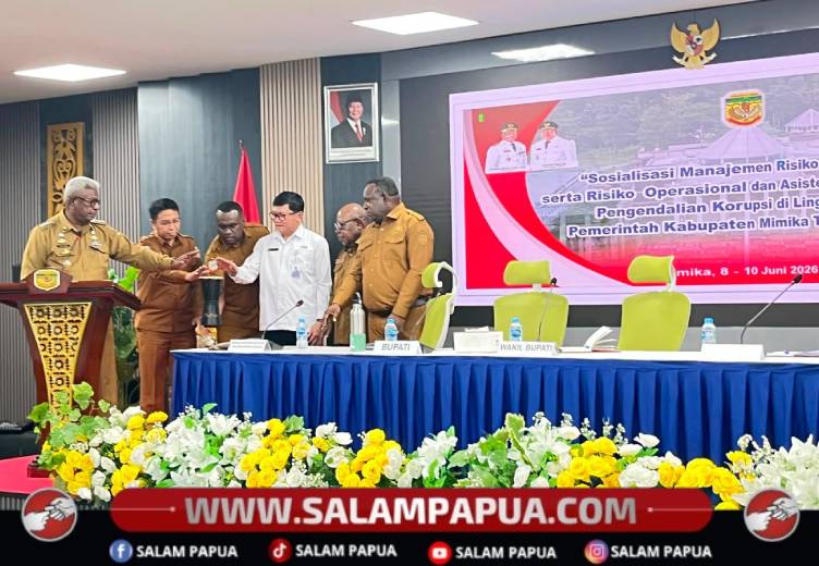 Pemkab Mimika Dorong Tata Kelola Pemerintahan Bersih Dan Akuntabel Melalui Penguatan Manajemen Risiko