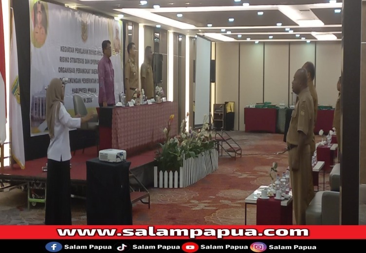 PARADE FOTO: Cegah Praktik Fraud Di OPD Mimika, Inspektorat Gandeng BPKP Gelar Penilaian Risiko