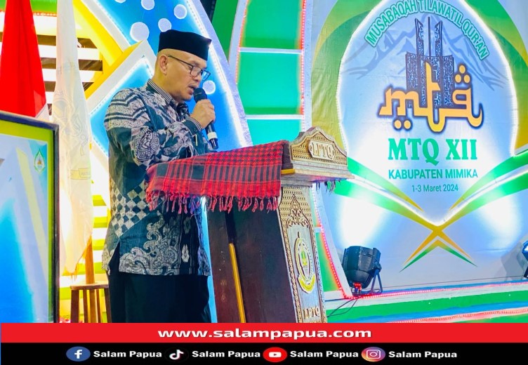 Pembacaan Pemenang lomba (salampapua.com/Evita)