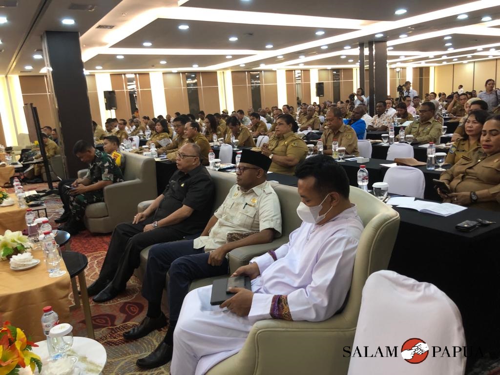 Para peserta Musrenbang RKPD Mimika 2024 (Foto:salampapua.com/Evita)