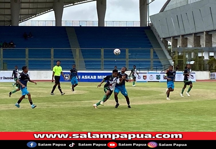 Situasi pertandingan pertama Wania Impi Vs PFA (salampapua.com/Evita)
