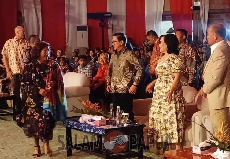 Situasi perayaan Natal PTFI 2023 area Lowland (salampapua.com/Evita)