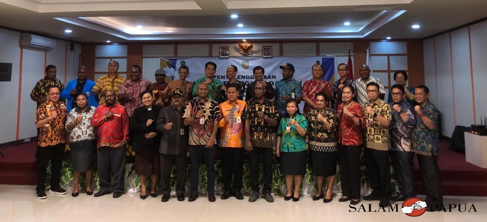 Foto Bersama Pimpinan OPD di lingkup Pemkab Mimika dalam Forum Perangkat Daerah (Foto:salampapua.com/Evita)