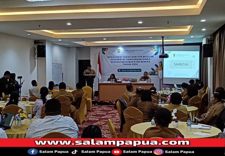 Suasana berlangsungnya sosialisasi (salampapua.com/Acik)