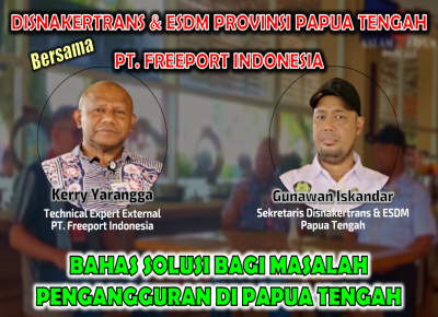 Podcast Salam Papua Bersama PTFI Dan Disnakertrans & ESDM Papua Tengah